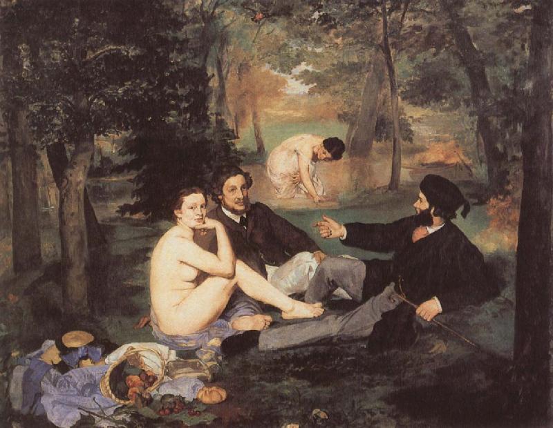 Edouard Manet Le dejeuner sur I-Herbe